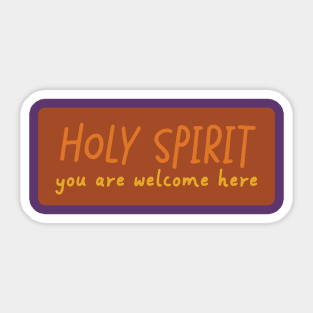 Holy Spirit Sticker